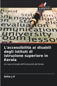 bokomslag L'accessibilit ai disabili degli istituti di istruzione superiore in Kerala