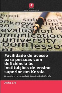 bokomslag Facilidade de acesso para pessoas com deficincia s instituies de ensino superior em Kerala