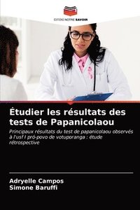 bokomslag tudier les rsultats des tests de Papanicolaou
