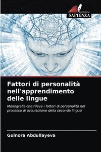 bokomslag Fattori di personalit nell'apprendimento delle lingue