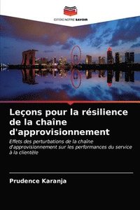 bokomslag Leons pour la rsilience de la chane d'approvisionnement