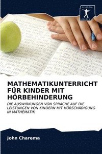 bokomslag Mathematikunterricht Fur Kinder Mit Hoerbehinderung