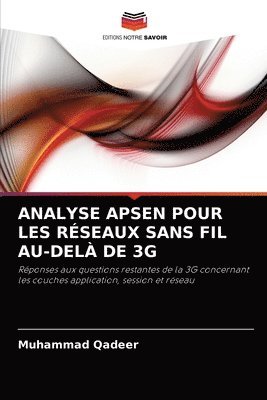 bokomslag Analyse Apsen Pour Les Reseaux Sans Fil Au-Dela de 3g