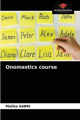 Onomastics course 1