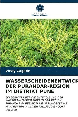 bokomslag Wasserscheidenentwicklung Der Purandar-Region Im Distrikt Pune