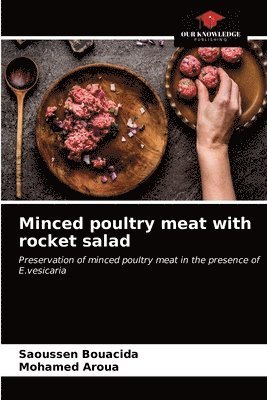 Minced poultry meat with rocket salad 1
