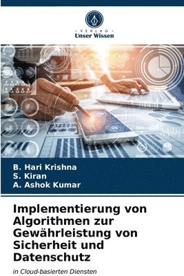 Implementierung von Algorithmen zur Gewhrleistung von Sicherheit und Datenschutz 1