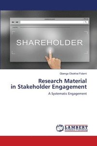 bokomslag Research Material in Stakeholder Engagement