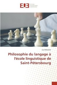 bokomslag Philosophie du langage a l'ecole linguistique de Saint-Petersbourg