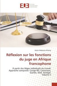 bokomslag Rflexion sur les fonctions du juge en Afrique francophone