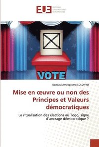 bokomslag Mise en oeuvre ou non des Principes et Valeurs dmocratiques