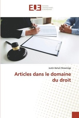 Articles dans le domaine du droit 1