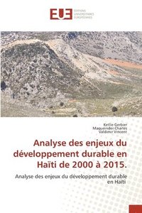 bokomslag Analyse des enjeux du dveloppement durable en Hati de 2000  2015.