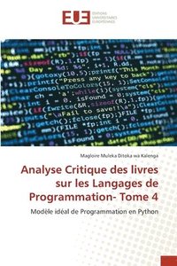 bokomslag Analyse Critique des livres sur les Langages de Programmation- Tome 4