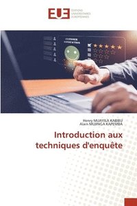 bokomslag Introduction aux techniques d'enqute