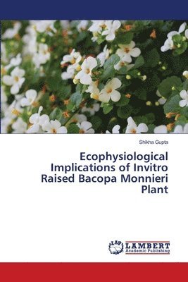 Ecophysiological Implications of Invitro Raised Bacopa Monnieri Plant 1