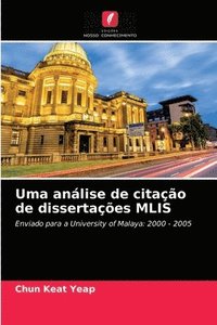 bokomslag Uma analise de citacao de dissertacoes MLIS