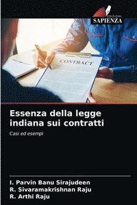 bokomslag Essenza della legge indiana sui contratti