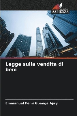 bokomslag Legge sulla vendita di beni