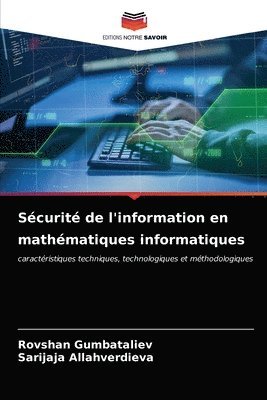 Scurit de l'information en mathmatiques informatiques 1
