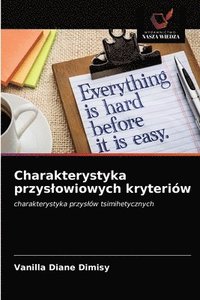 bokomslag Charakterystyka przyslowiowych kryteriw