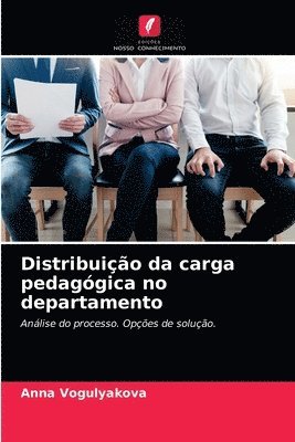 Distribuio da carga pedaggica no departamento 1