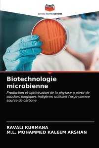 bokomslag Biotechnologie microbienne