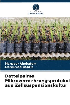 bokomslag Dattelpalme Mikrovermehrungsprotokoll aus Zellsuspensionskultur