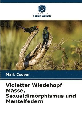 Violetter Wiedehopf Masse, Sexualdimorphismus und Mantelfedern 1