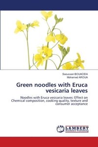bokomslag Green noodles with Eruca vesicaria leaves