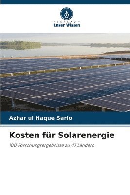 Azhar Ul Haque Sario, Azhar ul Haque Sario - Kosten für Solarenergie, Häftad
