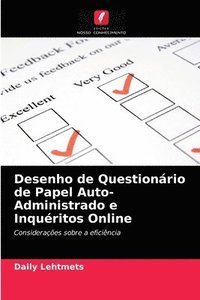 bokomslag Desenho de Questionrio de Papel Auto-Administrado e Inquritos Online