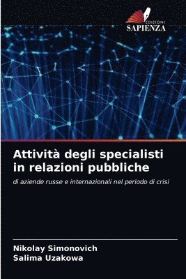 bokomslag Attivit degli specialisti in relazioni pubbliche