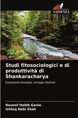 Studi fitosociologici e di produttivit di Shankaracharya 1
