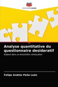 bokomslag Analyse quantitative du questionnaire desideratif