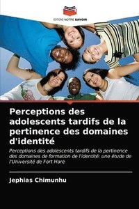 bokomslag Perceptions des adolescents tardifs de la pertinence des domaines d'identit