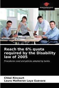 bokomslag Reach the 6% quota required by the Disability law of 2005