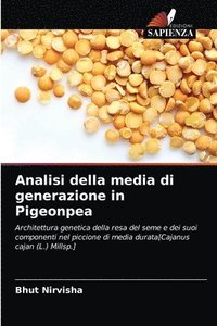 bokomslag Analisi della media di generazione in Pigeonpea