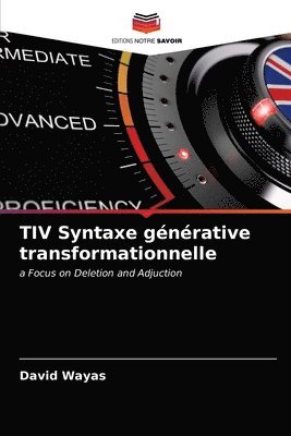 TIV Syntaxe gnrative transformationnelle 1