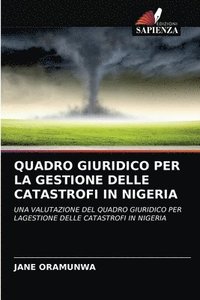 bokomslag Quadro Giuridico Per La Gestione Delle Catastrofi in Nigeria