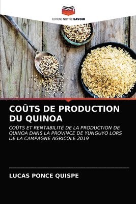 Cots de Production Du Quinoa 1