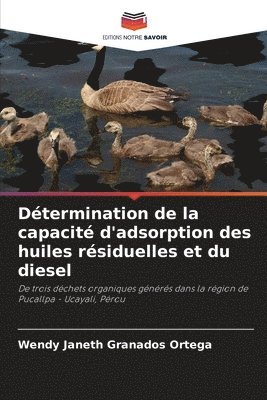 bokomslag Dtermination de la capacit d'adsorption des huiles rsiduelles et du diesel