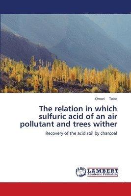The relation in which sulfuric acid of an air pollutant and trees wither 1