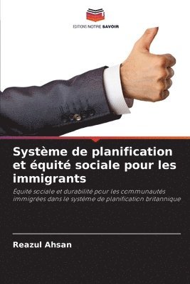 bokomslag Système de planification et équité sociale pour les immigrants