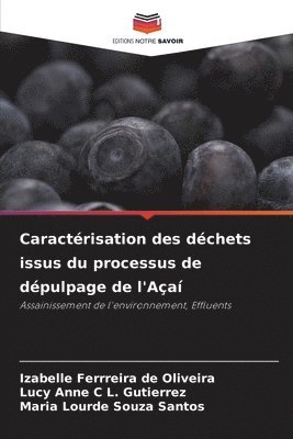 bokomslag Caractérisation des déchets issus du processus de dépulpage de l'Açaí