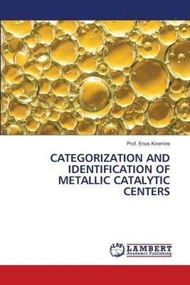 bokomslag Categorization and Identification of Metallic Catalytic Centers