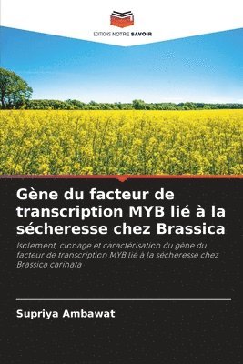 bokomslag Gène du facteur de transcription MYB lié à la sécheresse chez Brassica