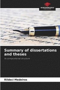 bokomslag Summary of dissertations and theses