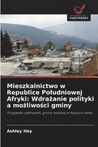 bokomslag Mieszkalnictwo w Republice Poludniowej Afryki: Wdra?anie polityki a mo?liwo?ci gminy