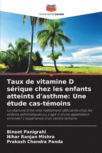 bokomslag Taux de vitamine D sérique chez les enfants atteints d'asthme: Une étude cas-témoins